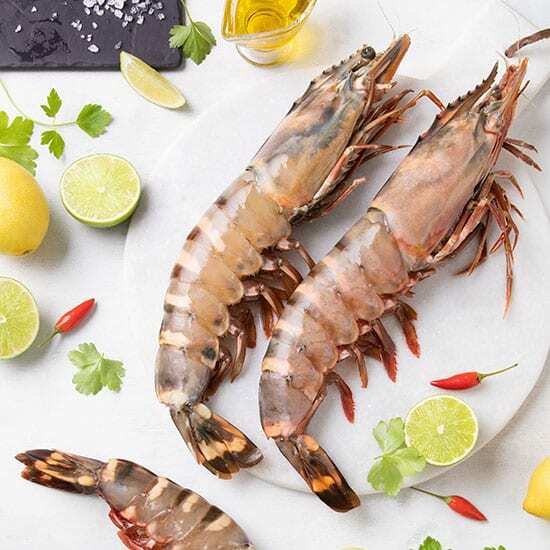 Camarão-tigre 6/8 · Penaeus monodon Camarão-tigre 6/8 · Penaeus monodon